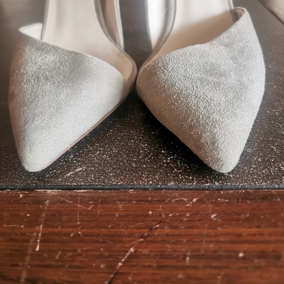 Zara suede light gray comfortable size 8 shoes - Picture 4 of 7